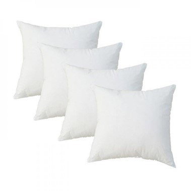 Aberto Design Relleno de Almohada 45 x 45 cm (4 Piezas) Blanco